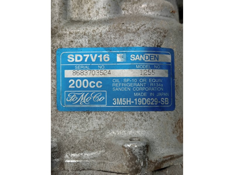 Recambio de compresor aire acondicionado para ford focus berlina (cap) ghia referencia OEM IAM SD7V161255 3M5H19D629SB 