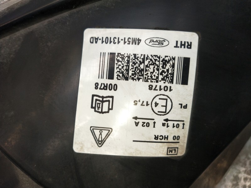 Recambio de faro izquierdo para ford focus berlina (cap) ambiente (d) referencia OEM IAM 4M5113101AD  