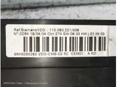 Recambio de cuadro instrumentos para peugeot 407 2.0 16v hdi fap cat (rhr / dw10bted4) referencia OEM IAM 9646283280 11008022100 2