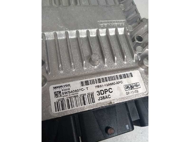 Recambio de centralita motor uce para ford focus berlina (cap) 1.8 tdci turbodiesel cat referencia OEM IAM 5WS40607CT 7M5112A650