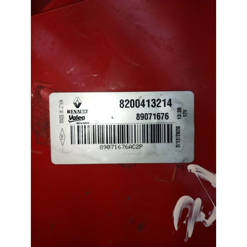 Recambio de piloto trasero izquierdo para renault megane ii berlina 5p confort dynamique referencia OEM IAM 8200413214 89071676 