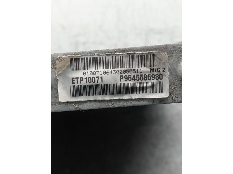 Recambio de radiador agua para citroen c5 berlina lx (e) referencia OEM IAM P9645586980 ETP10071 