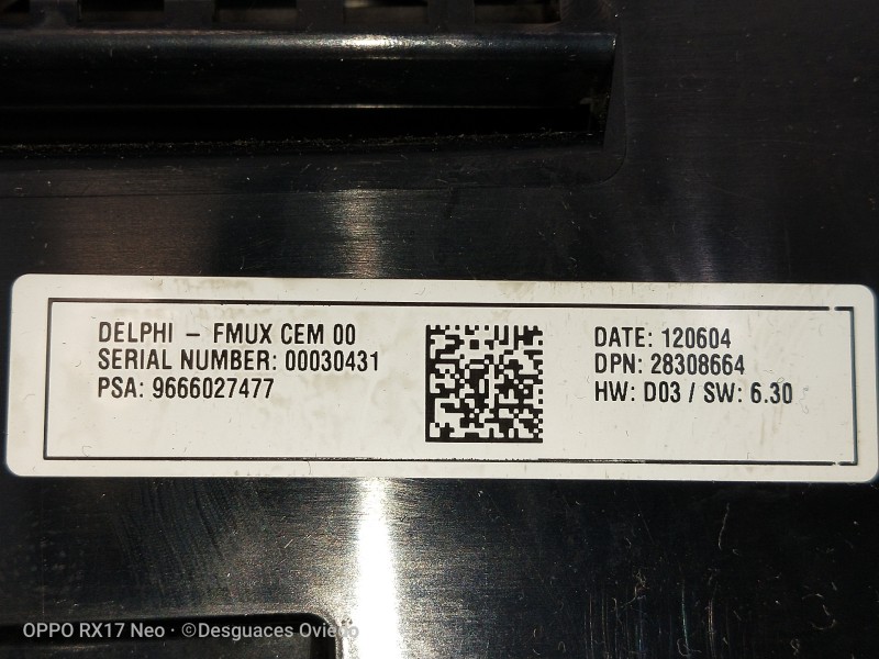 Recambio de sistema audio / radio cd para citroen c4 lim. collection referencia OEM IAM 9666027477 9801189780 