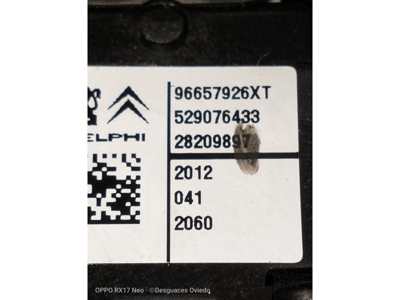 Recambio de mando elevalunas trasero derecho para citroen c4 lim. collection referencia OEM IAM 96657926XT 529076433 5P