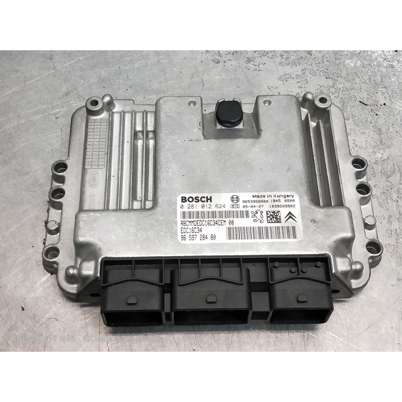 Recambio de centralita motor uce para citroen c5 berlina lx (e) referencia OEM IAM 9659728480 0281012624 EDC16C34