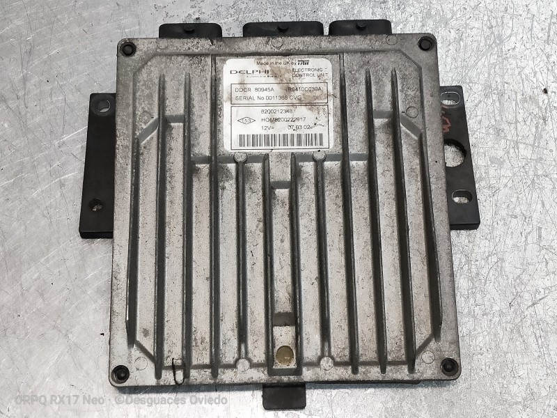 Recambio de centralita motor uce para renault clio ii fase ii (b/cb0) authentique referencia OEM IAM 820021348 HOM8200222917 