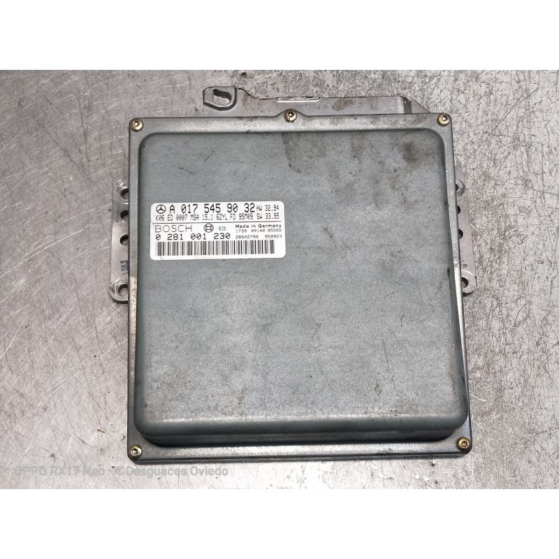 Recambio de centralita motor uce para mercedes clase e (w210) berlina diesel 300 diesel (210.020) referencia OEM IAM A0175459032
