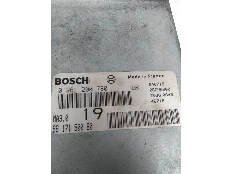 Recambio de centralita motor uce para peugeot 106 (s1) kid referencia OEM IAM 0261200780 9617150080 19