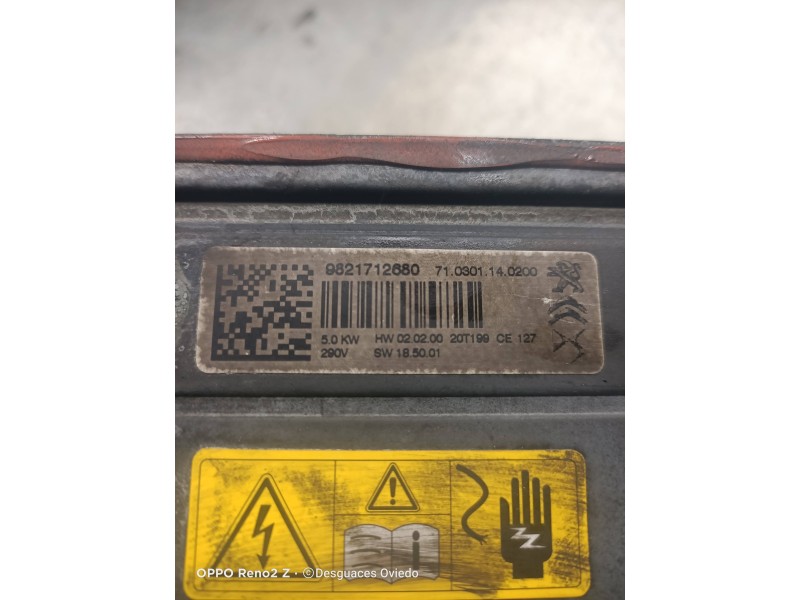 Recambio de modulo bluetooth para opel mokka electrico referencia OEM IAM 9821712680  