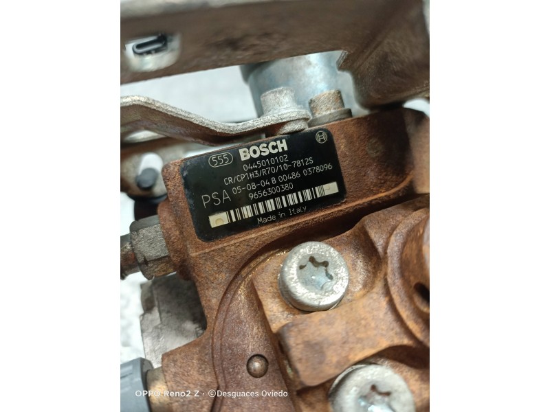 Recambio de bomba inyeccion para citroen c4 berlina collection referencia OEM IAM 0445010102 9656300380 