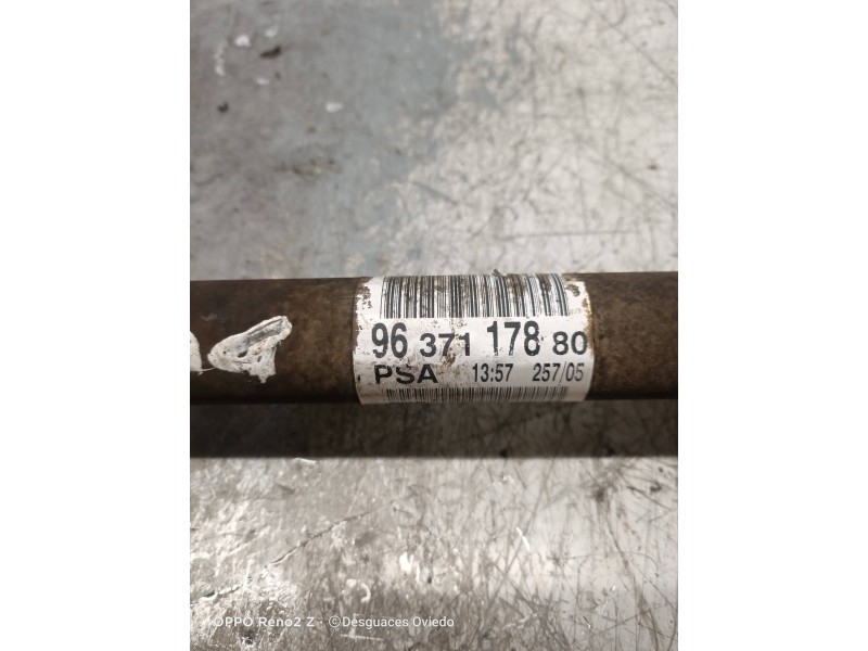 Recambio de transmision delantera derecha para citroen c4 berlina collection referencia OEM IAM 9637117880  