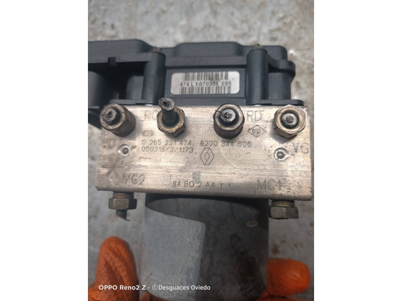 Recambio de abs para renault scenic ii authentique referencia OEM IAM 0265800387 8200344606 0265231474