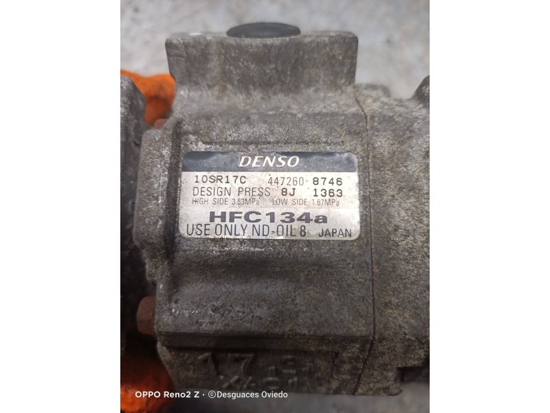 Recambio de compresor aire acondicionado para subaru tribeca b9 classic referencia OEM IAM 4472608746 10SR17C HFC134A