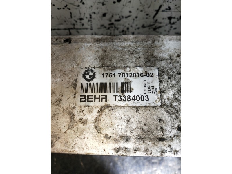 Recambio de intercooler para bmw serie 7 (f01/f02) 740d xdrive referencia OEM IAM 1751781201602 T3384003 