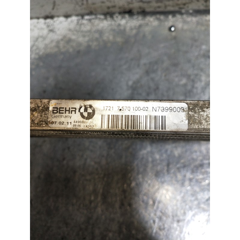 Recambio de radiador aceite para bmw serie 7 (f01/f02) 740d xdrive referencia OEM IAM 1721757010002  ENFRIADOR DE ACEITE