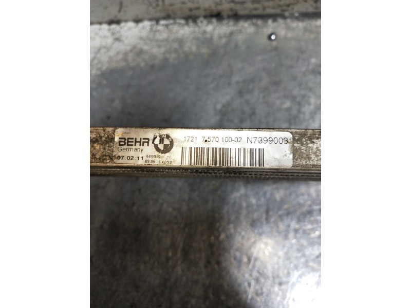 Recambio de radiador aceite para bmw serie 7 (f01/f02) 740d xdrive referencia OEM IAM 1721757010002  ENFRIADOR DE ACEITE