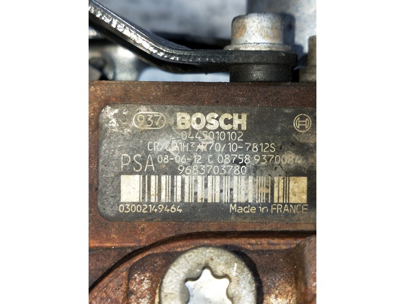 Recambio de bomba inyeccion para peugeot expert kasten furg. referencia OEM IAM 0445010102 9683703780 