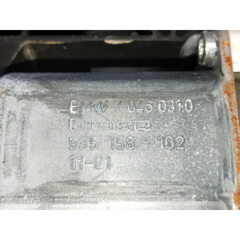 Recambio de elevalunas trasero izquierdo para bmw serie 7 (f01/f02) 740d xdrive referencia OEM IAM 70460310 985158102 4P