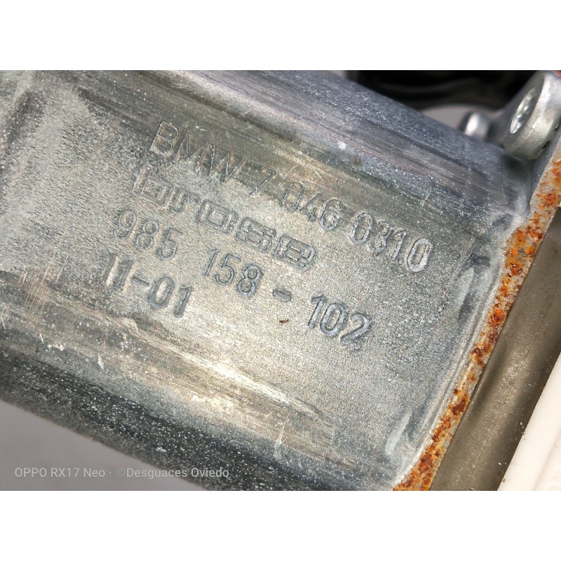 Recambio de elevalunas delantero izquierdo para bmw serie 7 (f01/f02) 740d xdrive referencia OEM IAM 70460310 985158102 4P