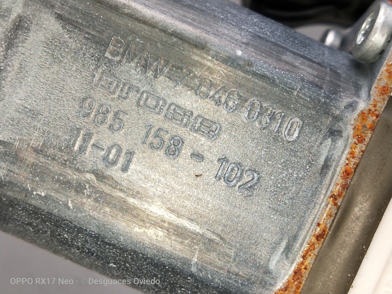 Recambio de elevalunas delantero izquierdo para bmw serie 7 (f01/f02) 740d xdrive referencia OEM IAM 70460310 985158102 4P