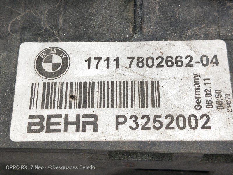 Recambio de radiador calefaccion / aire acondicionado para bmw serie 7 (f01/f02) 740d xdrive referencia OEM IAM 1711780266204 P3