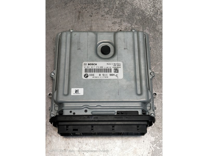 Recambio de centralita motor uce para bmw serie 7 (f01/f02) 740d xdrive referencia OEM IAM 851198401 0281017374 030111709