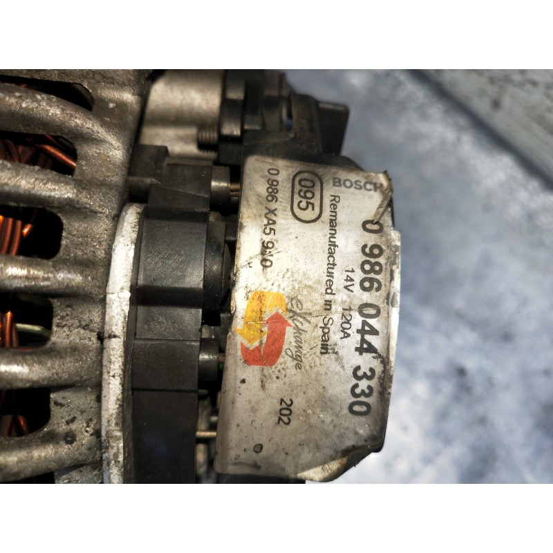 Recambio de alternador para audi allroad quattro (4b5) 2.5 tdi (132kw) referencia OEM IAM 0986044330  