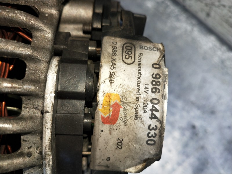 Recambio de alternador para audi allroad quattro (4b5) 2.5 tdi (132kw) referencia OEM IAM 0986044330  