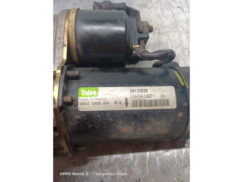 Recambio de motor arranque para opel astra g berlina 1.6 16v referencia OEM IAM 09130838 D6RA162 