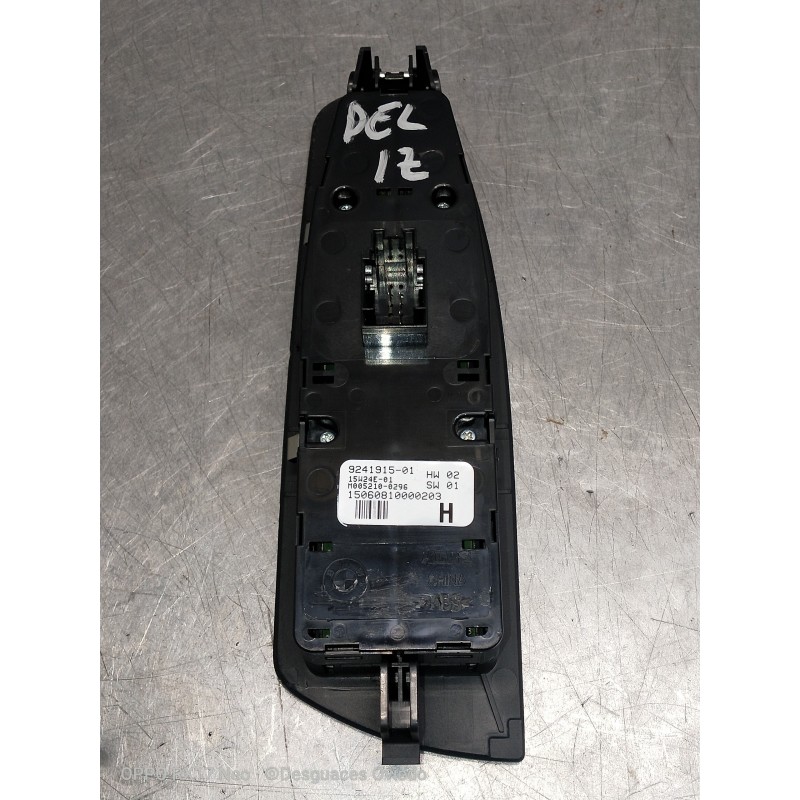 Recambio de mando elevalunas delantero izquierdo para bmw serie 7 (f01/f02) 740d xdrive referencia OEM IAM 924191501 M0052100296