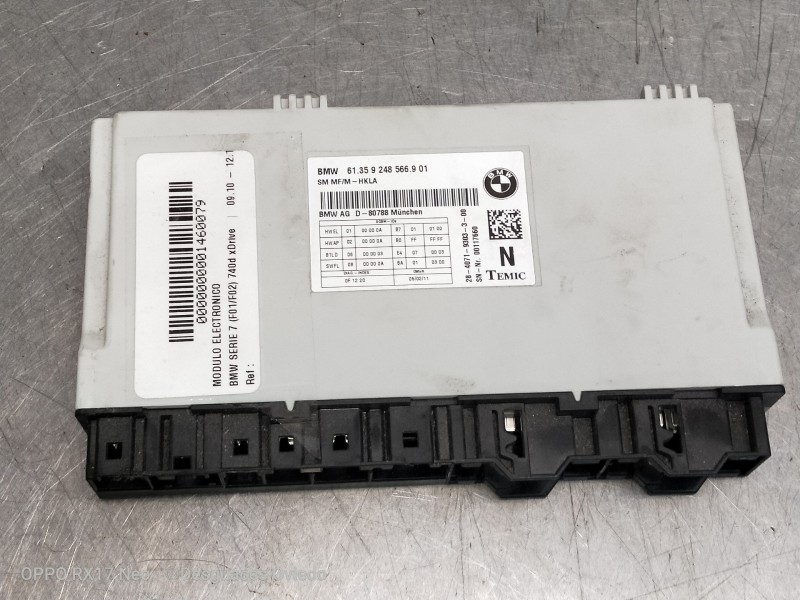 Recambio de modulo electronico para bmw serie 7 (f01/f02) 740d xdrive referencia OEM IAM 9248566901 80788 