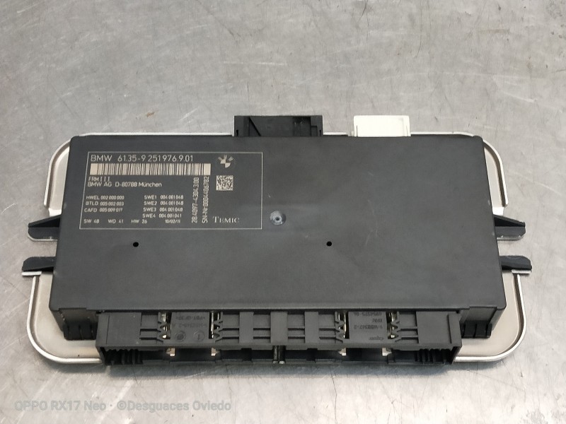 Recambio de modulo electronico para bmw serie 7 (f01/f02) 740d xdrive referencia OEM IAM 925176901 002000000 004001048