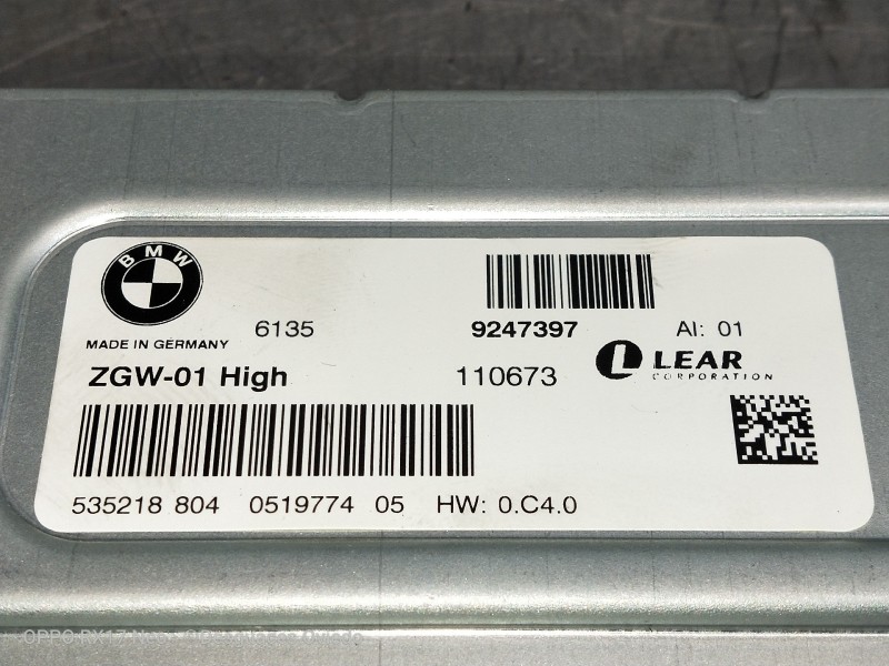 Recambio de modulo electronico para bmw serie 7 (f01/f02) 740d xdrive referencia OEM IAM 9247397 535218804 0519774