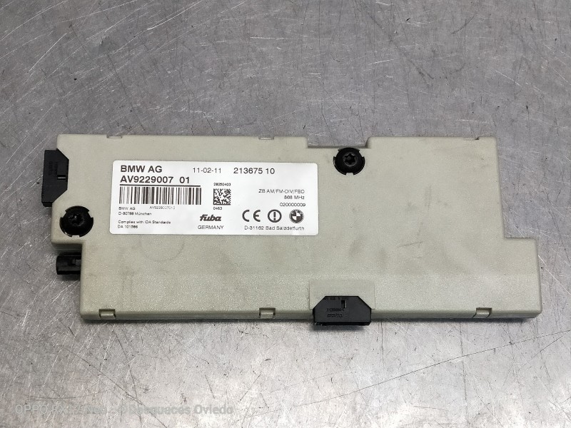 Recambio de modulo electronico para bmw serie 7 (f01/f02) 740d xdrive referencia OEM IAM AV922900701 21367510 