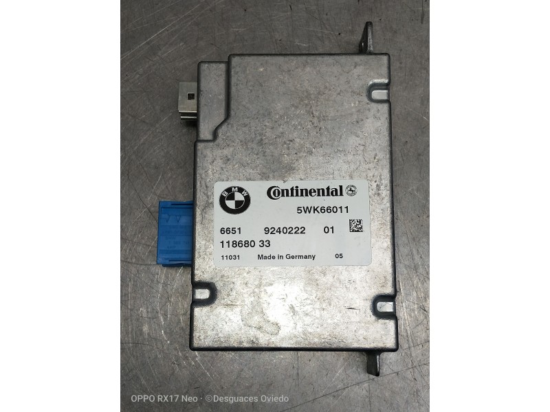 Recambio de modulo electronico para bmw serie 7 (f01/f02) 740d xdrive referencia OEM IAM 924022201 5WK66011 11868033