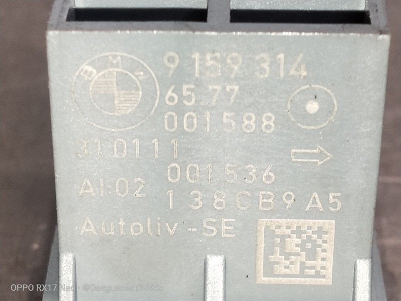 Recambio de sensor para bmw serie 7 (f01/f02) 740d xdrive referencia OEM IAM 9159314 001588 SENDOR IMPACTO