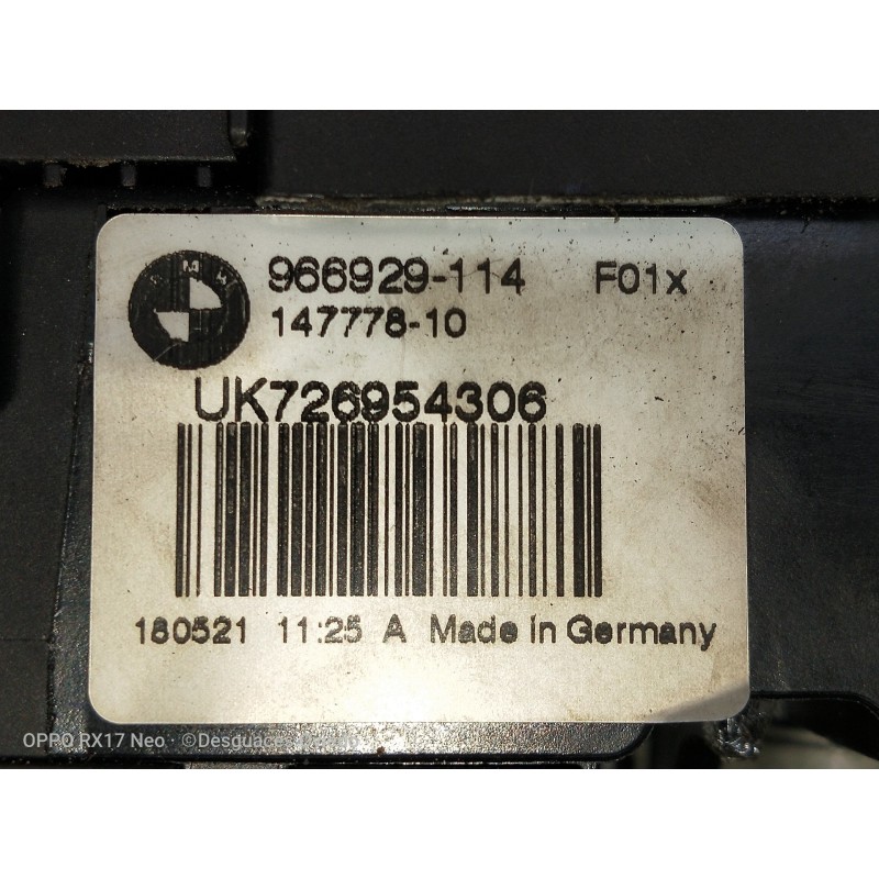 Recambio de motor cierre centralizado porton para bmw serie 7 (f01/f02) 740d xdrive referencia OEM IAM 966929114 14777810 4P