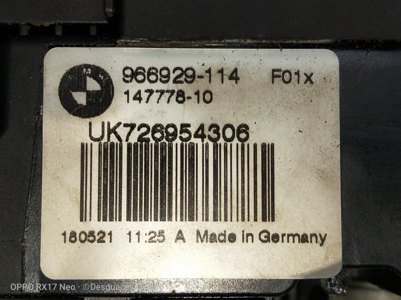 Recambio de motor cierre centralizado porton para bmw serie 7 (f01/f02) 740d xdrive referencia OEM IAM 966929114 14777810 4P