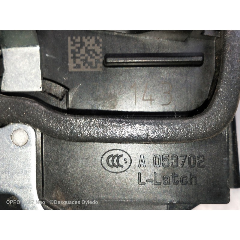 Recambio de motor cierre centralizado delantero izquierdo para bmw serie 7 (f01/f02) 740d xdrive referencia OEM IAM 7202143 A053