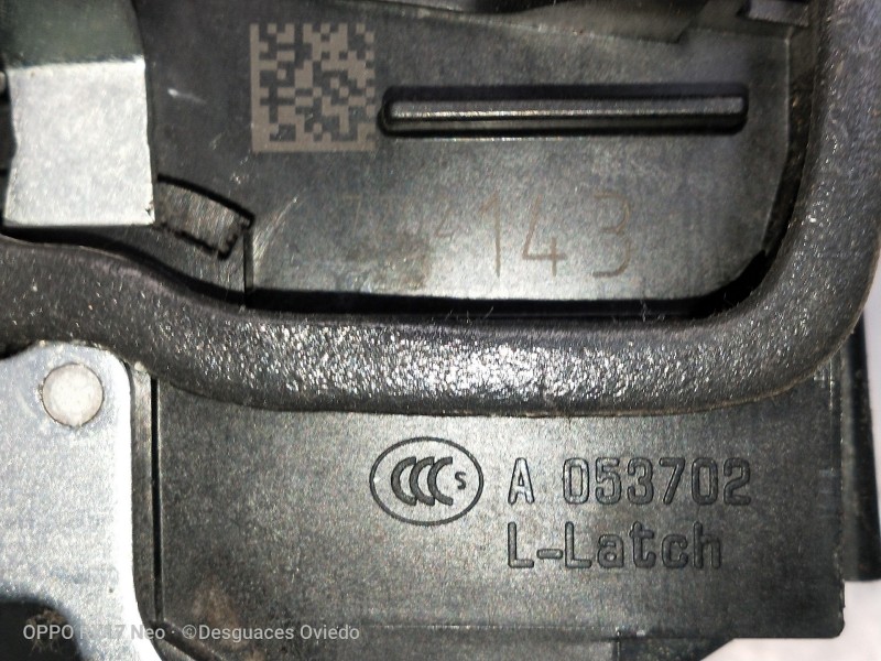 Recambio de motor cierre centralizado delantero izquierdo para bmw serie 7 (f01/f02) 740d xdrive referencia OEM IAM 7202143 A053