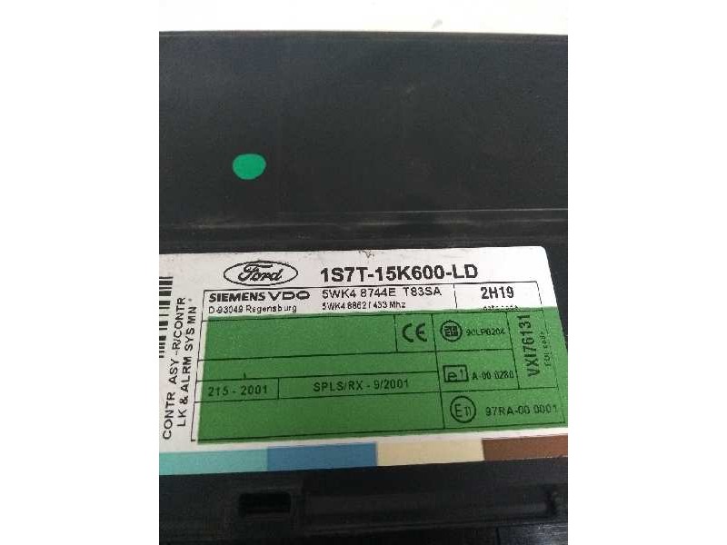 Recambio de modulo electronico para ford mondeo berlina (ge) referencia OEM IAM 1S7T15K600LD 5WK48744E T83SA