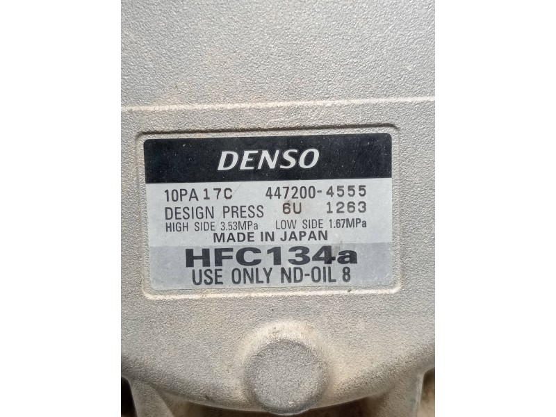 Recambio de compresor aire acondicionado para toyota land cruiser (j9) td vx (3-ptas.) (kzj90) referencia OEM IAM 4472004555  