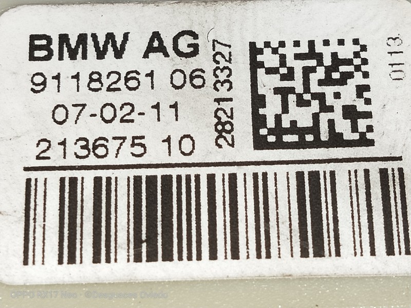 Recambio de modulo electronico para bmw serie 7 (f01/f02) 740d xdrive referencia OEM IAM 911826106 21367510 28213327