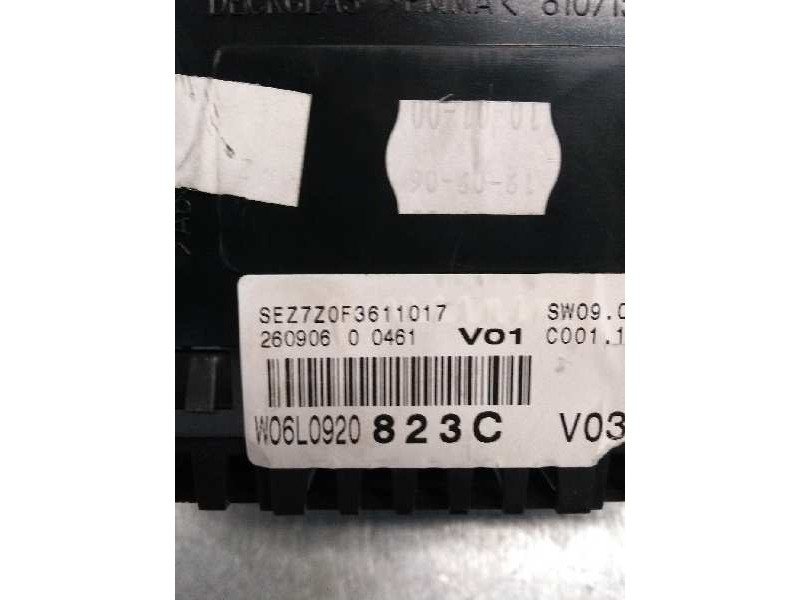 Recambio de cuadro instrumentos para seat ibiza (6l1) 1.9 tdi referencia OEM IAM 110080105056A W06L0920803C  Recambio de cuadro instrumentos para seat ibiza (6l1) 1.9 tdi referencia OEM IAM 110080105056A W06L0920803C