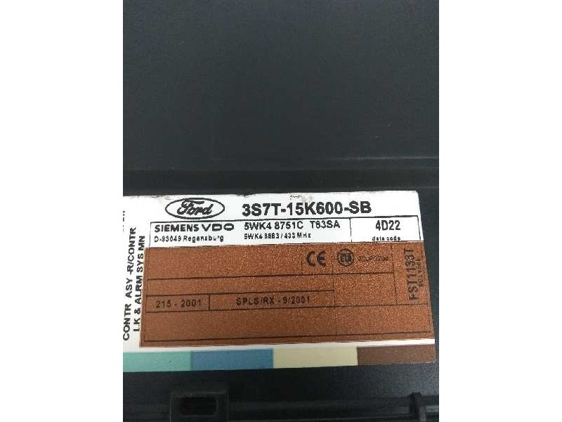 Recambio de modulo electronico para ford mondeo berlina (ge) 2.0 tdci cat referencia OEM IAM 3S7T15K600SB 5WK48751C T83SA