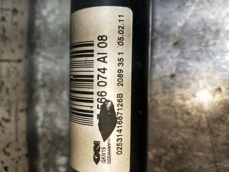 Recambio de transmision trasera derecha para bmw serie 7 (f01/f02) 740d xdrive referencia OEM IAM 566074AI08  