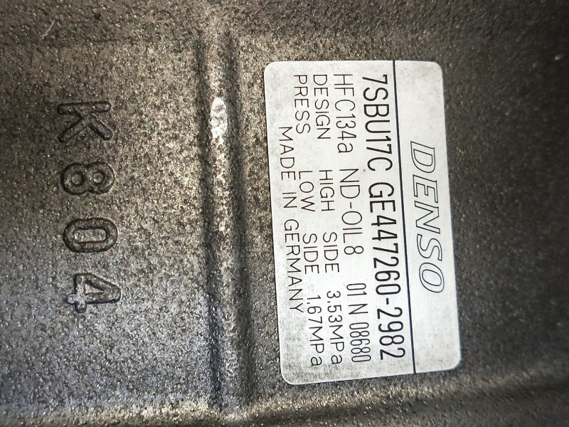 Recambio de compresor aire acondicionado para bmw serie 7 (f01/f02) 740d xdrive referencia OEM IAM GE4472602982 7SBU17C 