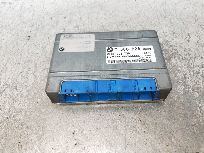 Recambio de centralita cambio automatico para bmw x5 (e53) 3.0d referencia OEM IAM 7506226 96023739 5WK33502A