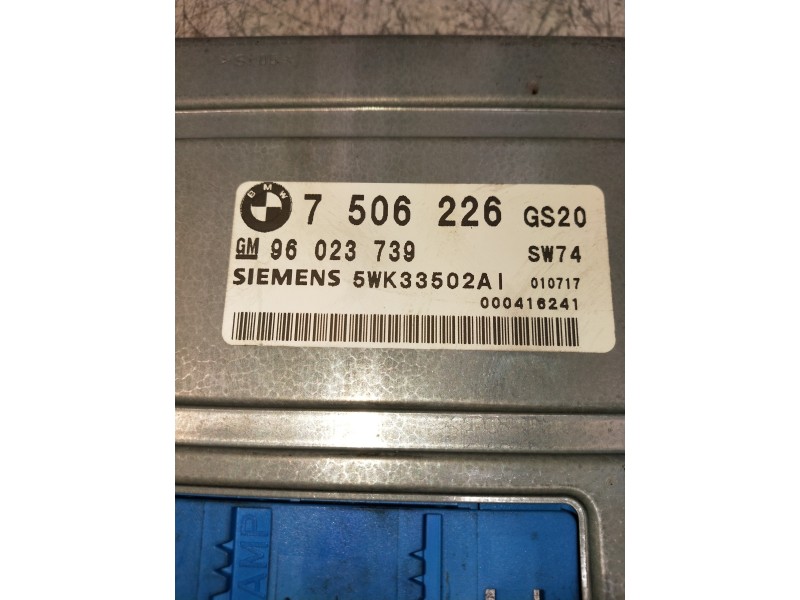Recambio de centralita cambio automatico para bmw x5 (e53) 3.0d referencia OEM IAM 7506226 96023739 5WK33502A