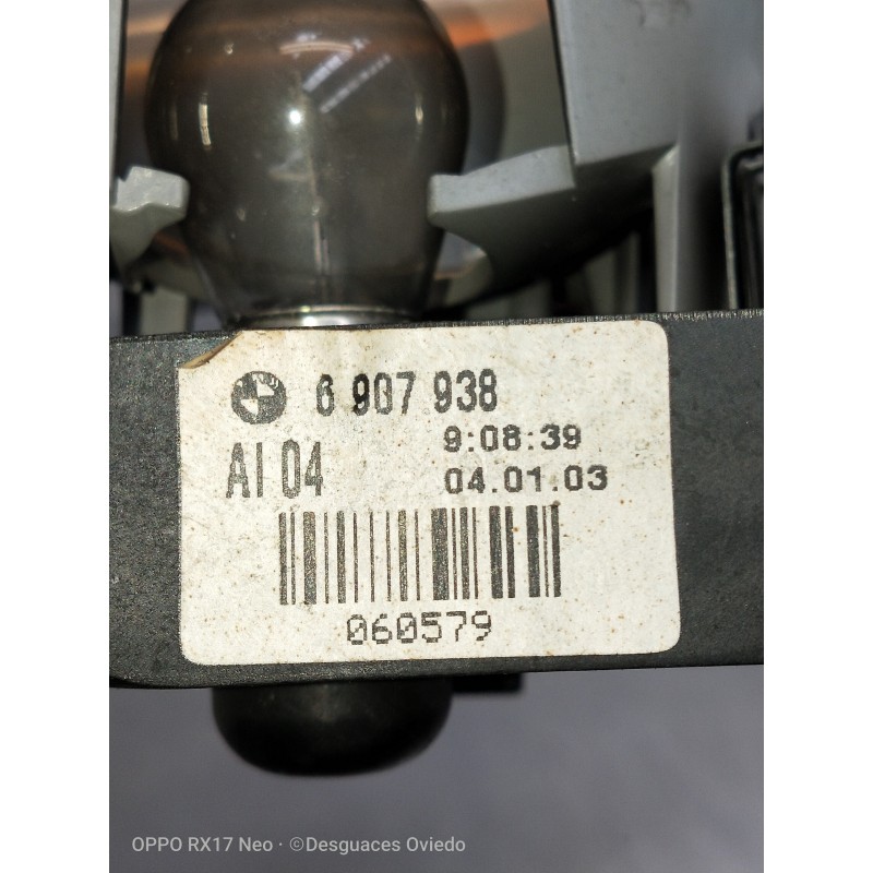 Recambio de piloto trasero izquierdo interior para bmw serie 3 berlina (e46) 320d referencia OEM IAM 6907938 060579 